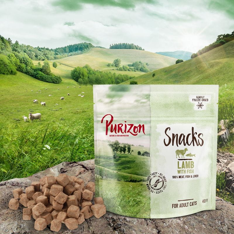 Purizon Snack (jagnięcina i ryba) 40g - przysmaki dla kotów