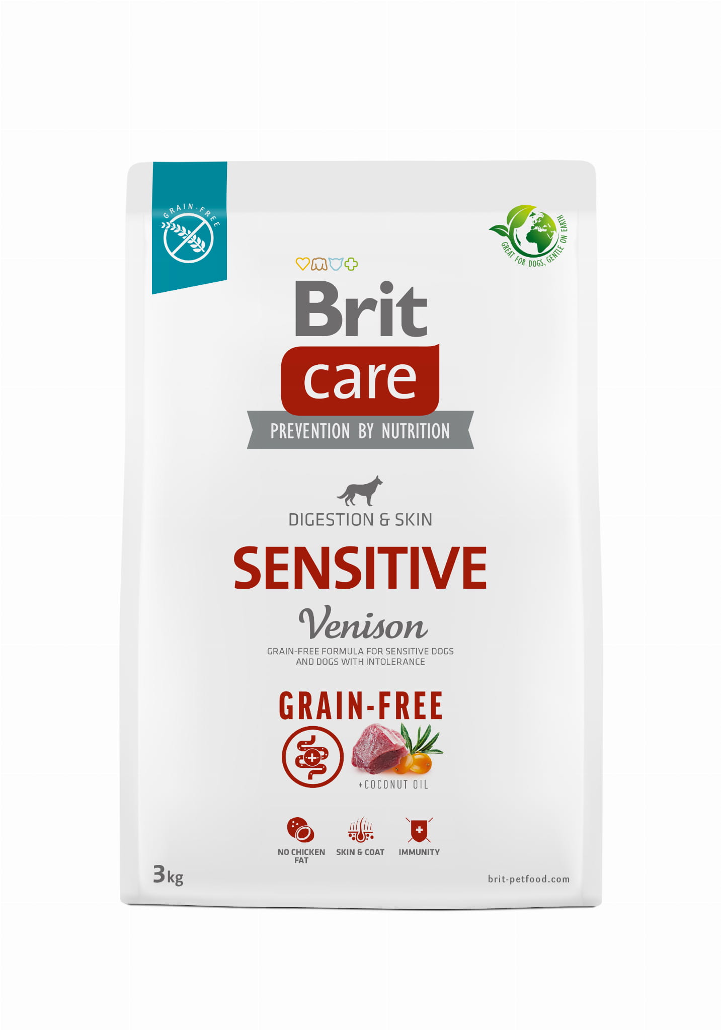 Brit Care GF Sensitive Venison dziczyzna 1kg/3kg - sucha karma dls psów