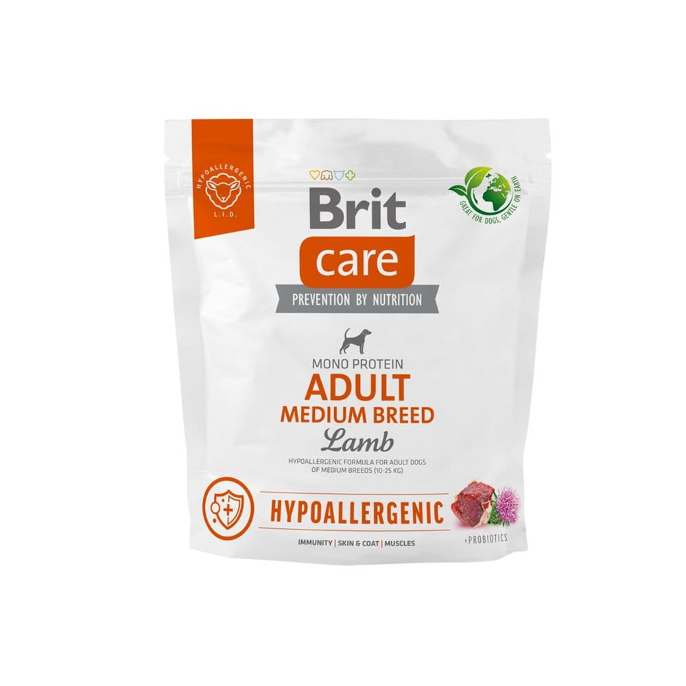 Brit Care Hypoallergic Adult Medium Breed jagnięcina 1kg/3kg - sucha karma dla psów