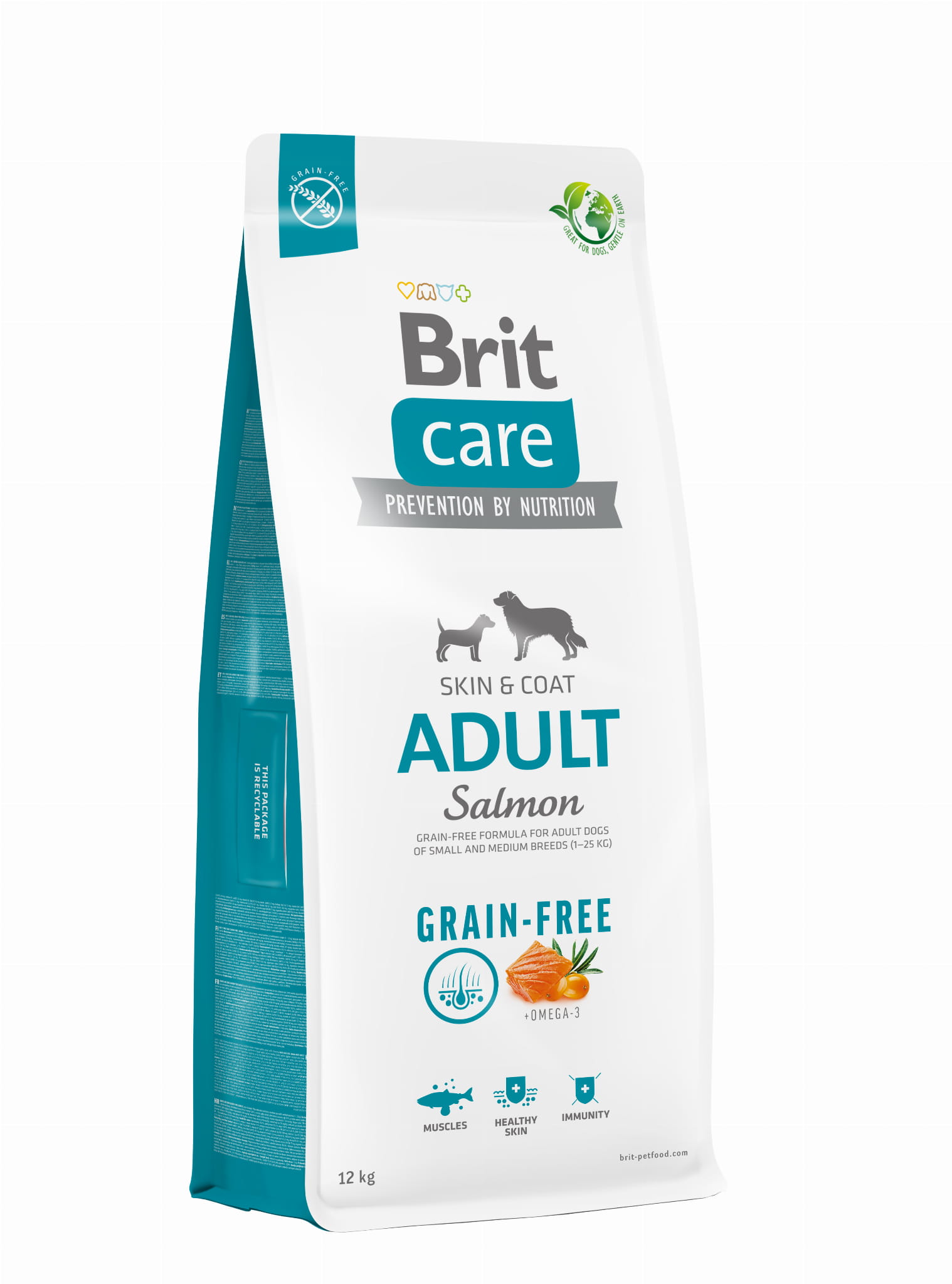 Brit Care GF Adult Salmon (łosoś) 1kg/3kg/12kg - sucha karma dla psów