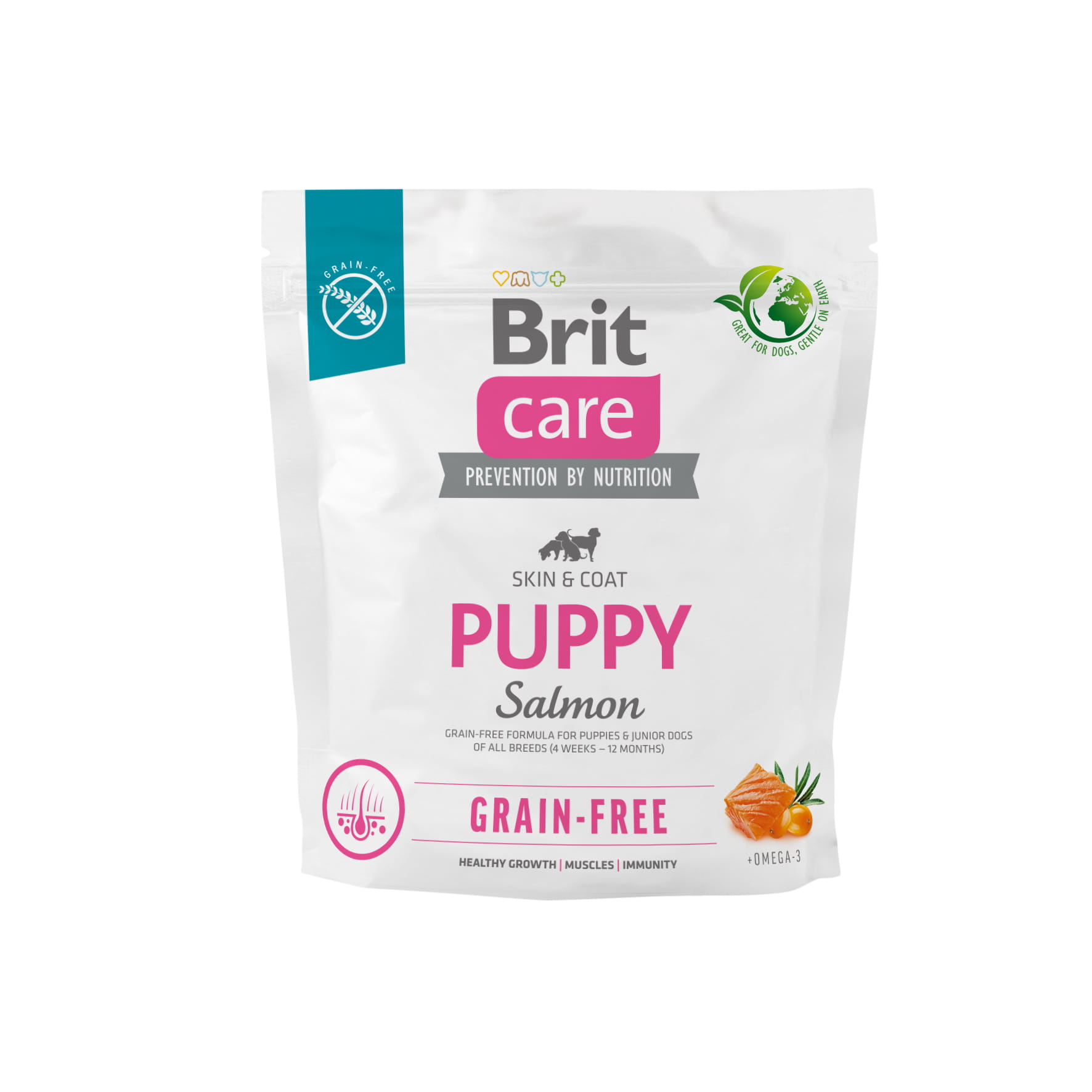 Brit Care Grain-Free Puppy łosoś 1kg/3kg - sucha karma dla szczeniąt