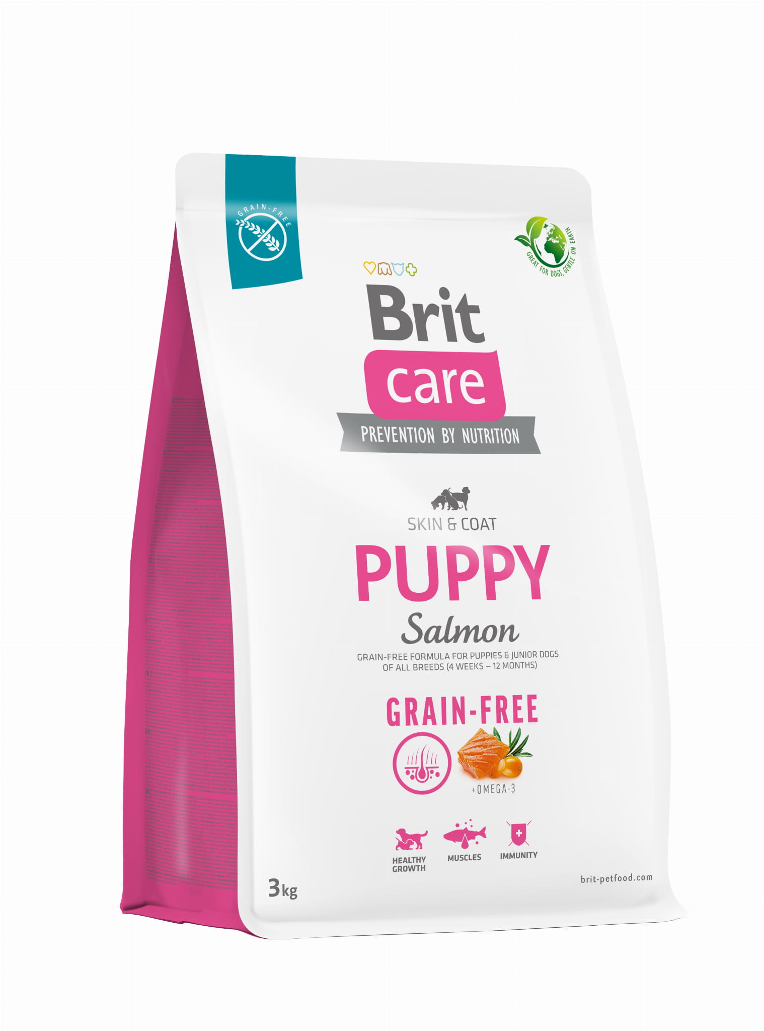 Brit Care Grain-Free Puppy łosoś 1kg/3kg - sucha karma dla szczeniąt