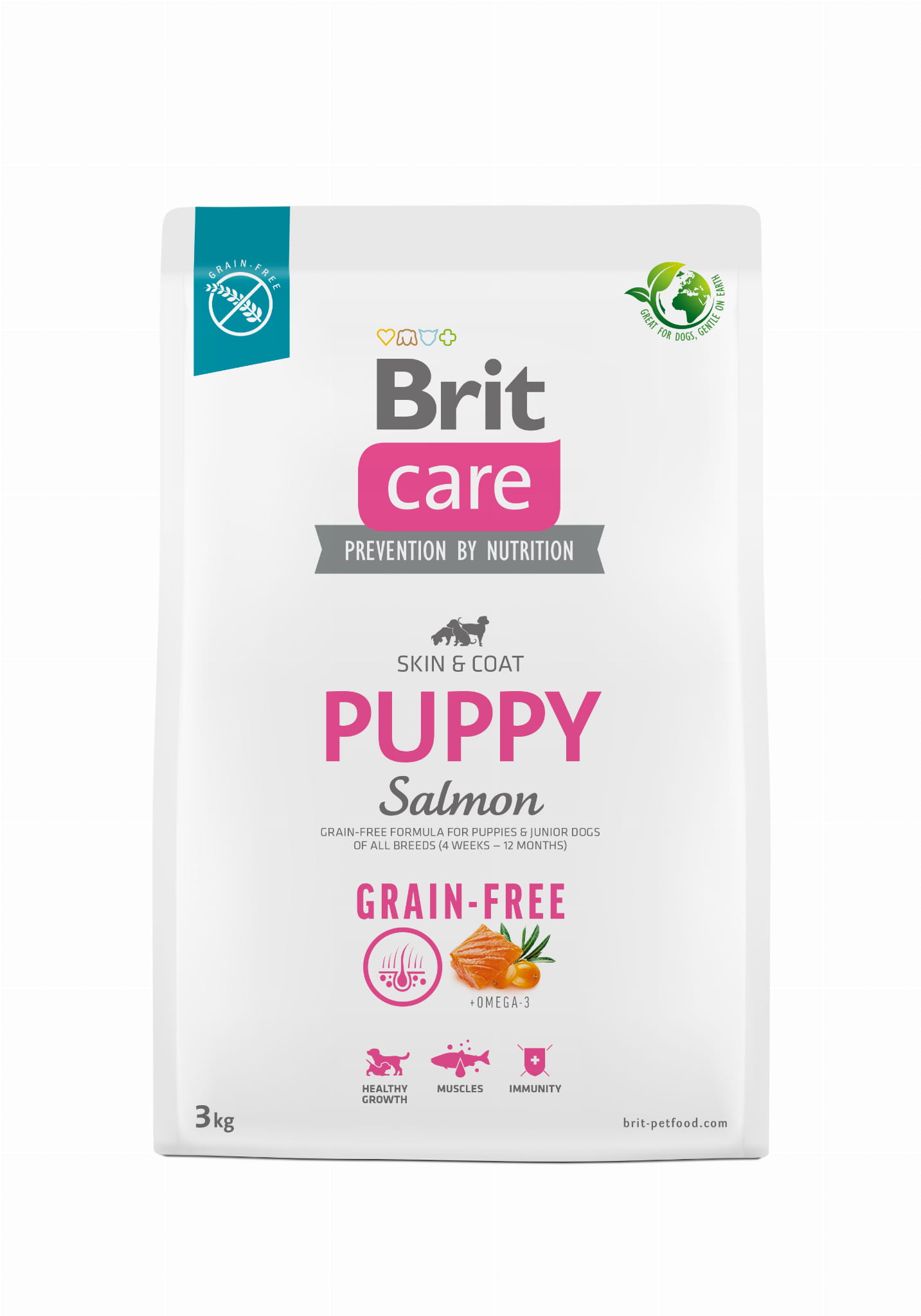 Brit Care Grain-Free Puppy łosoś 1kg/3kg - sucha karma dla szczeniąt