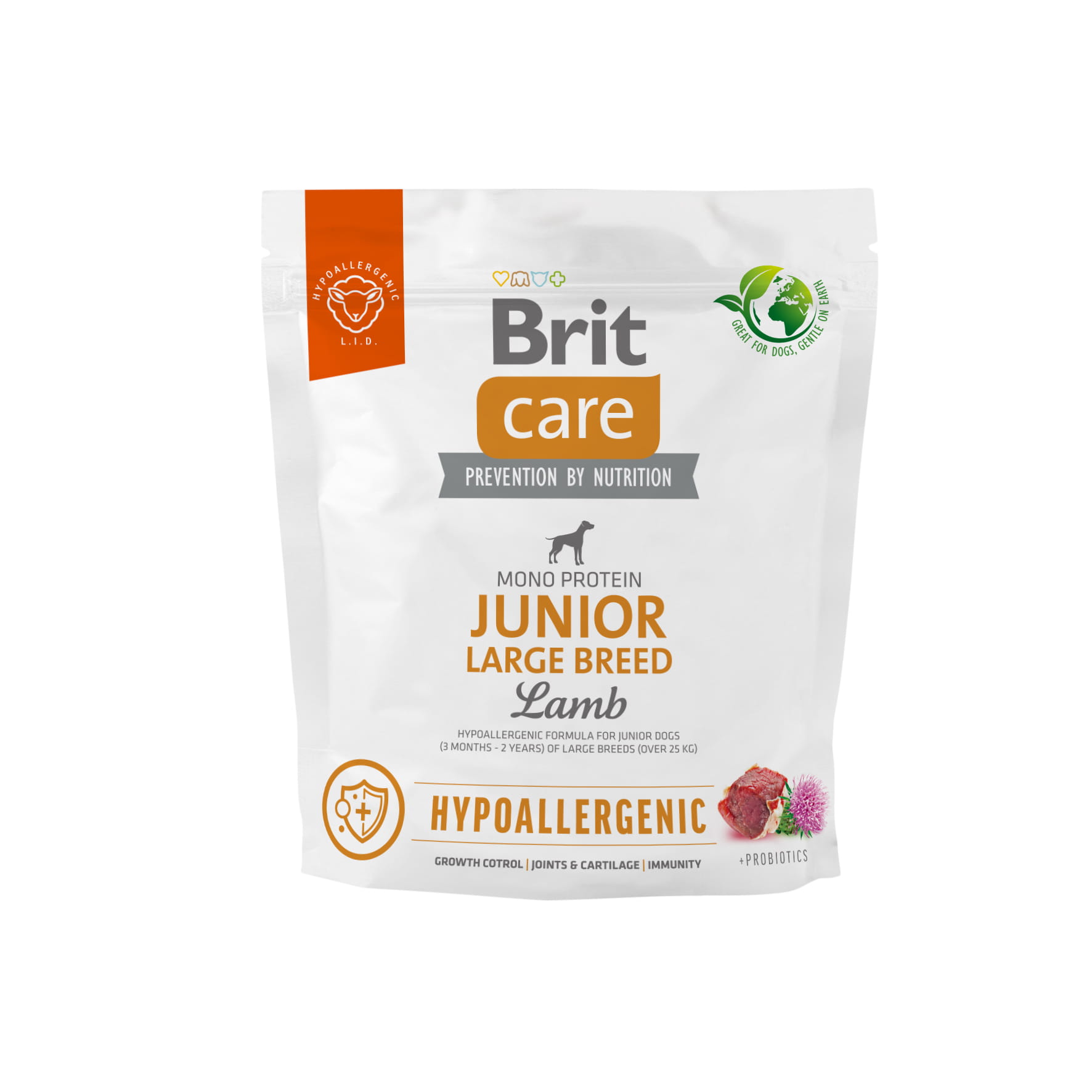 Brit Care Hypoallergic Junior Large Breed jagnięcina 1kg - sucha karma dla szczeniąt