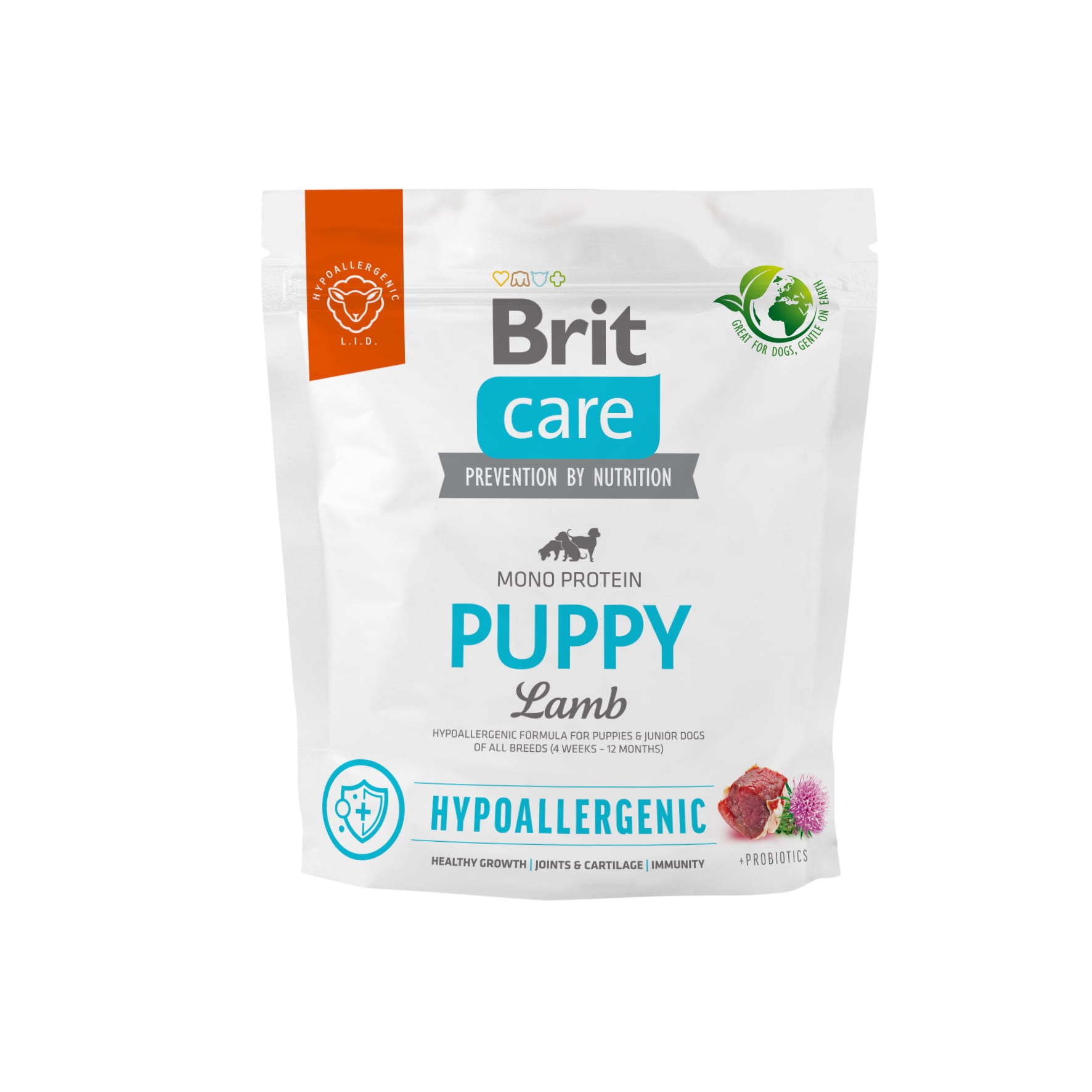Brit Care Hypoallergic Puppy jagnięcina 1kg/3kg - sucha karma dla szczeniąt