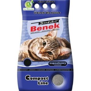 Żwirek Super Benek Compact Drobnoziarnisty Bryza Morska dla kota 5l