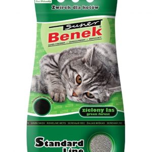Żwirek Super Benek Standard Zielony las dla kota 5l