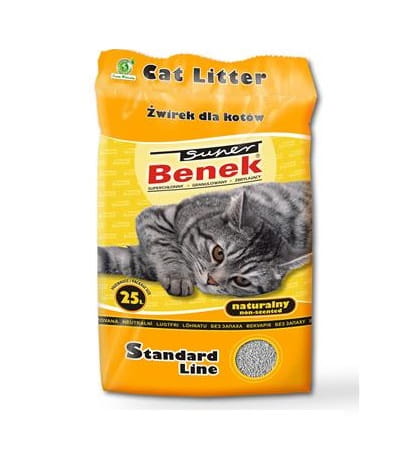 Żwirek Super Benek Standard Naturalny dla kota 10l