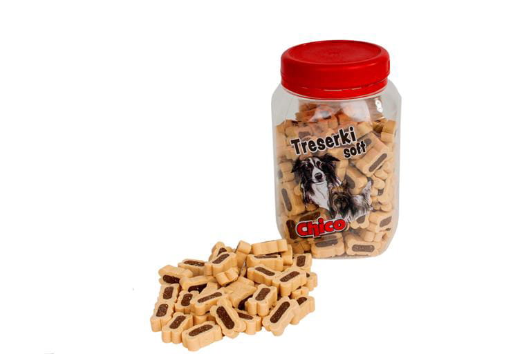 Nekko Treserki dla psów Soft kostki duo jagnię/ryż 300g