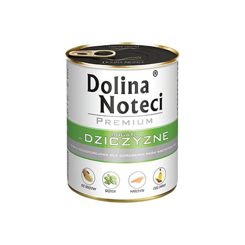 Dolina Noteci Dziczyzna 800g - mokra karma dla psów