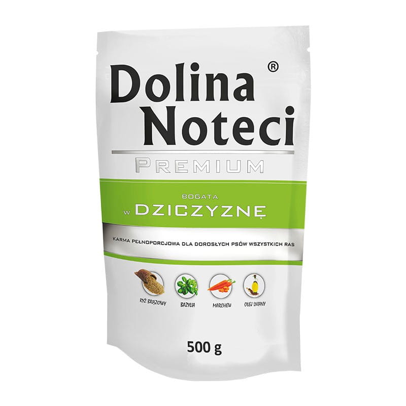 Dolina Noteci Dziczyzna 150g/500g - mokra karma dla psów