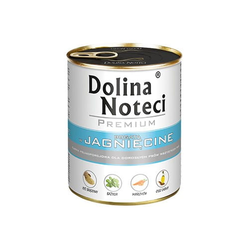 Dolina Noteci Jagnięcina 800g - mokra karma dla psów