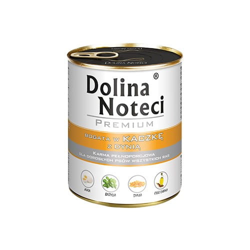 Dolina Noteci Kaczka z dynią 800g - mokra karma dla psów