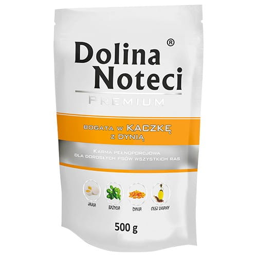 Dolina Noteci Kaczka z dynią 150g/500g - mokra karma dla psów