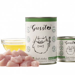 Gussto świeży kurczak puszka 200g/400g - mokra karma dla kotów