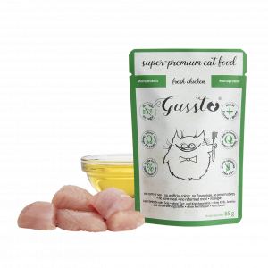 Gussto (świeży kurczak) saszetka 85g - mokra karma dla kotów