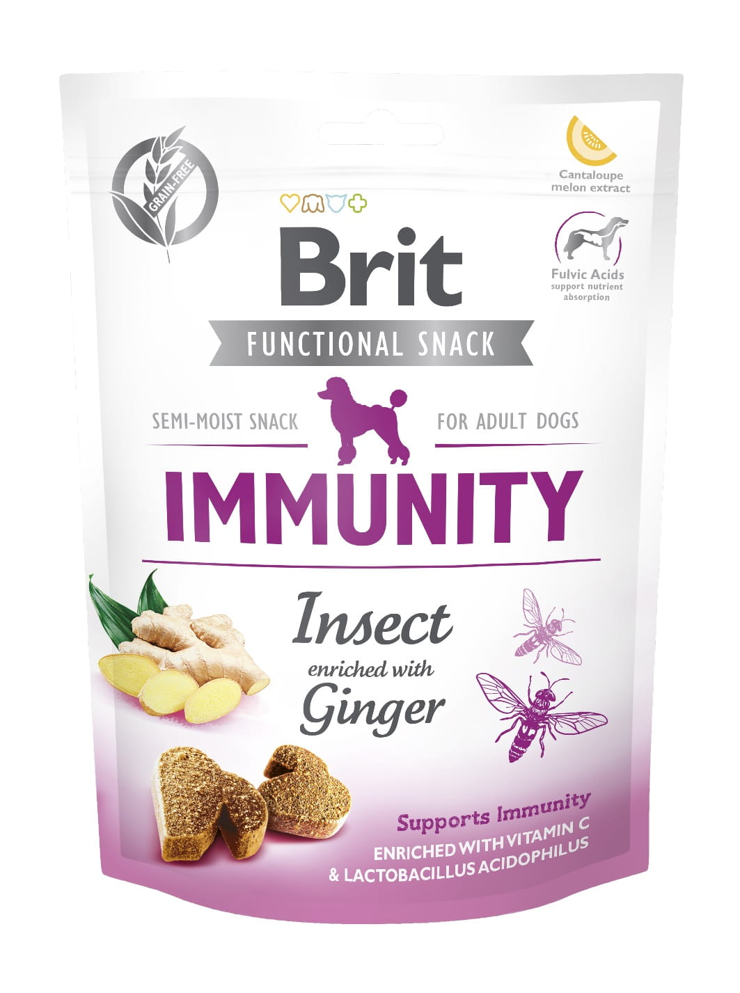 Brit Let's Bite Przysmak Funkcyjny dla psów na odporność 150g