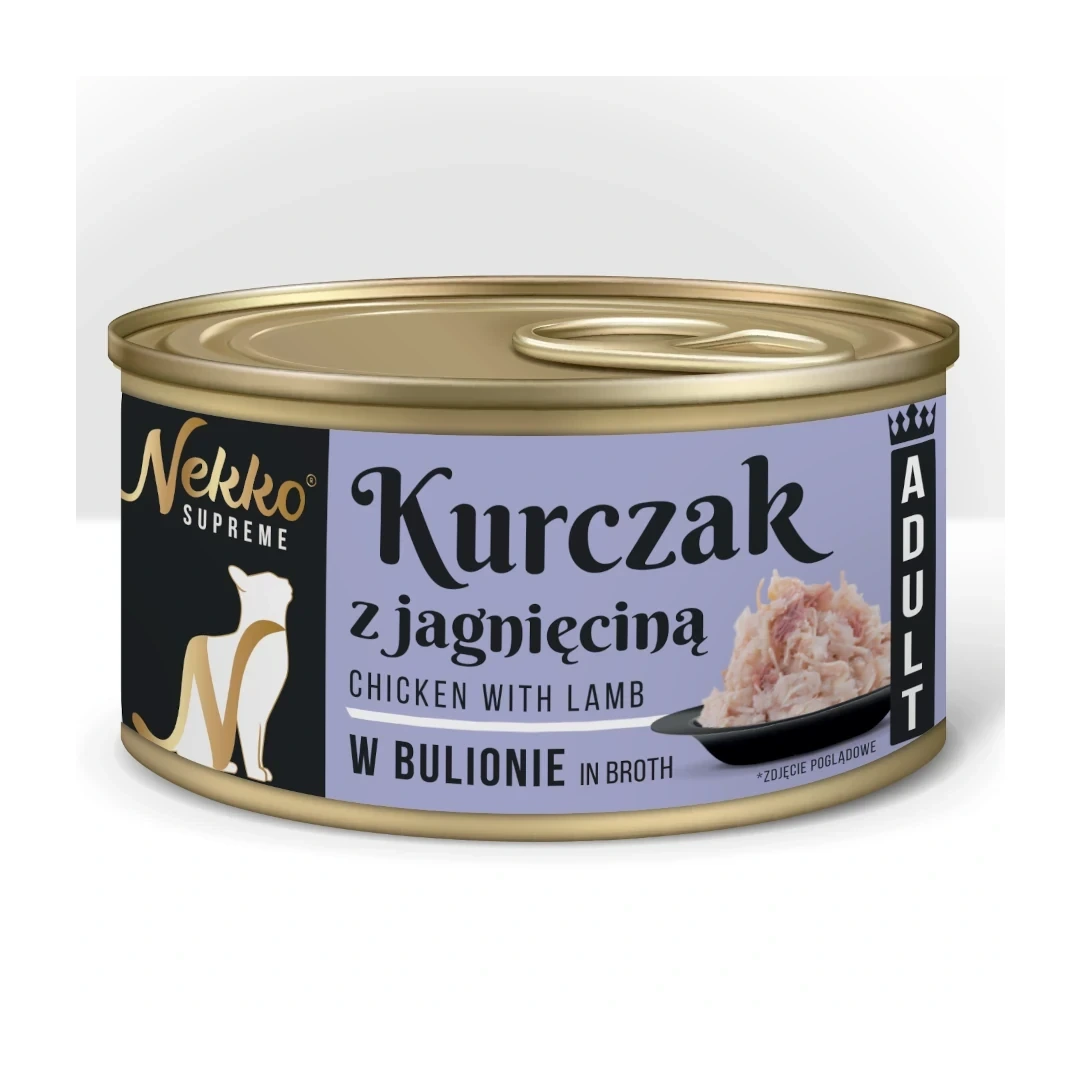 Nekko Supreme bulion kot kurczak jagnięcina 80g
