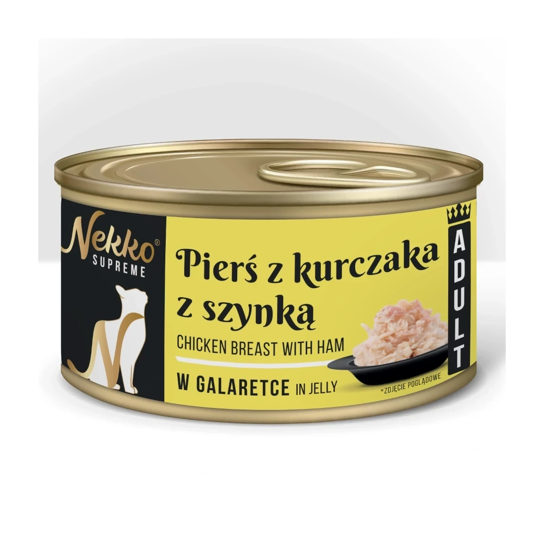 Nekko Supreme galaretka kot kurczak szynka 80g