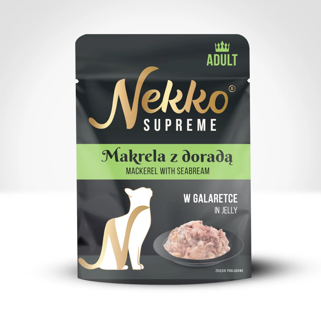 Nekko Supreme saszetka galaretka kot makrela dorada 70g