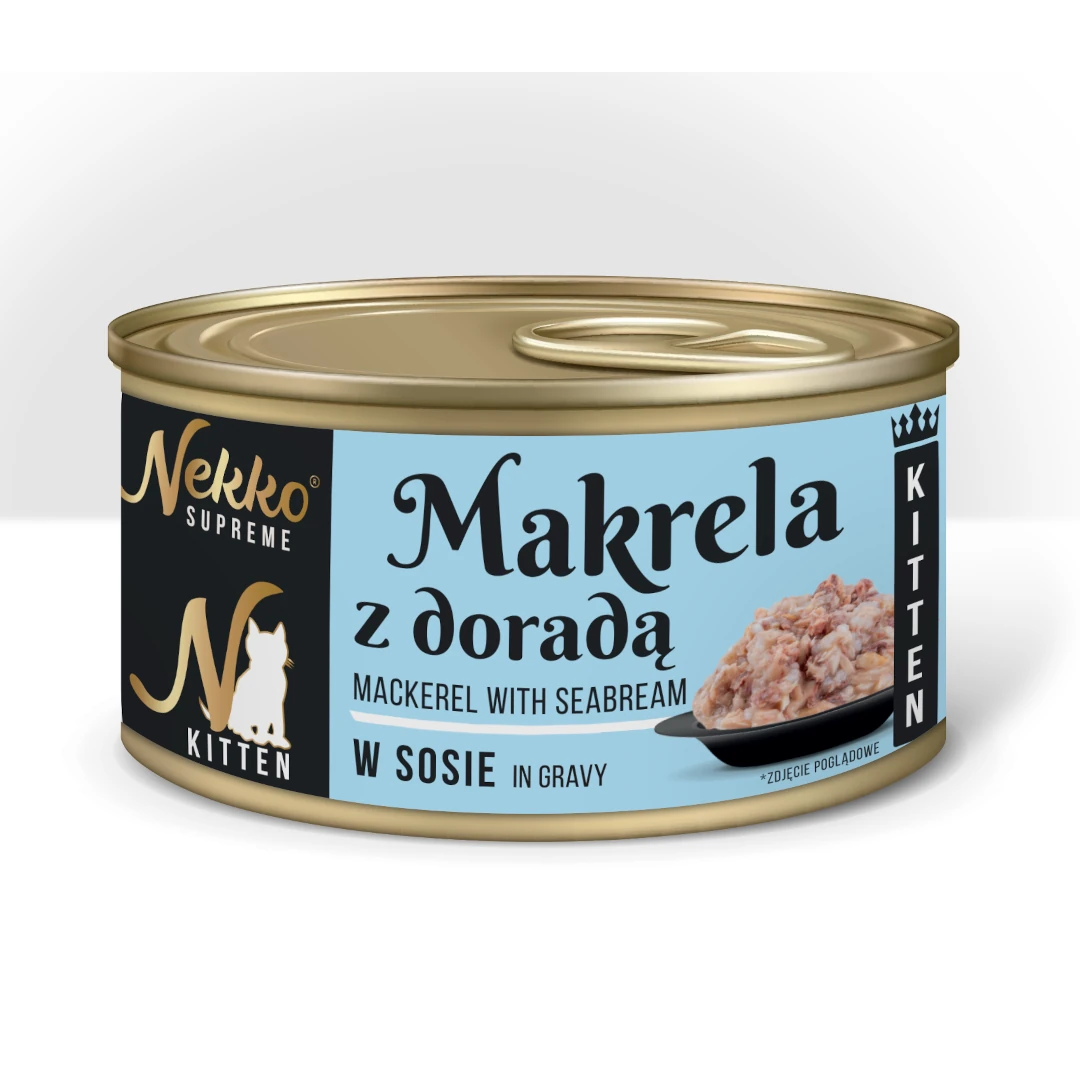 Nekko Supreme sos kitten makrela dorada 80g