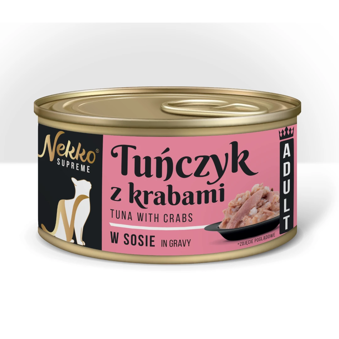 Nekko Supreme sos kot tuńczyk krab 80g