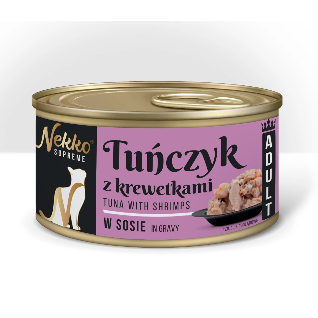 Nekko Supreme sos tuńczyk krewetka 80g