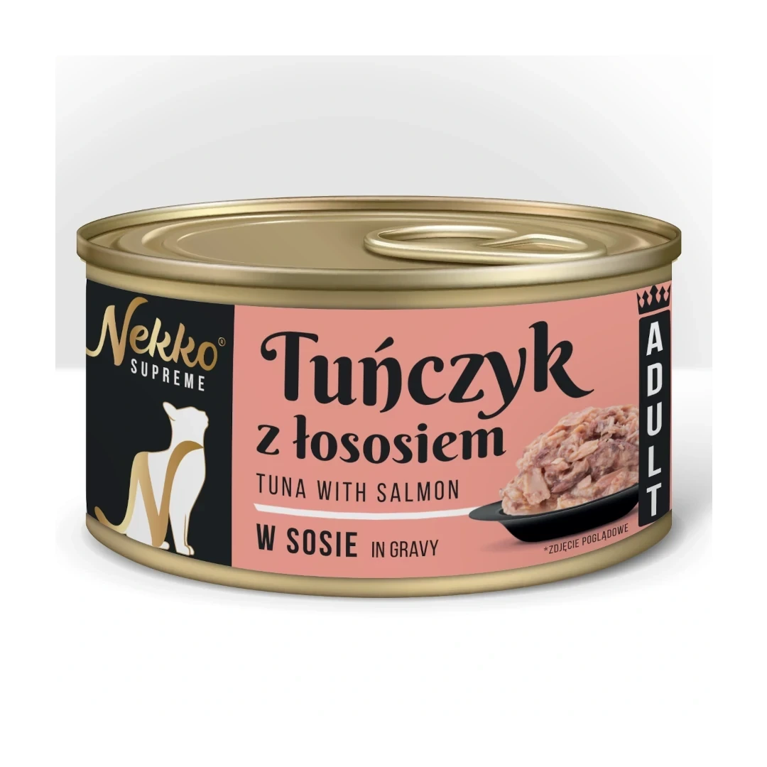 Nekko Supreme sos kot tuńczyk łosoś 80g