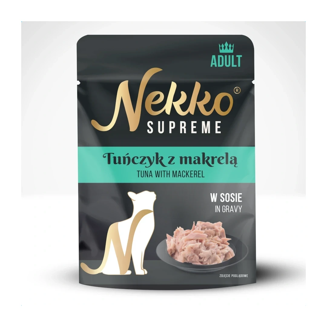 Nekko Supreme saszetka sos kot tuńczyk makrela 70g