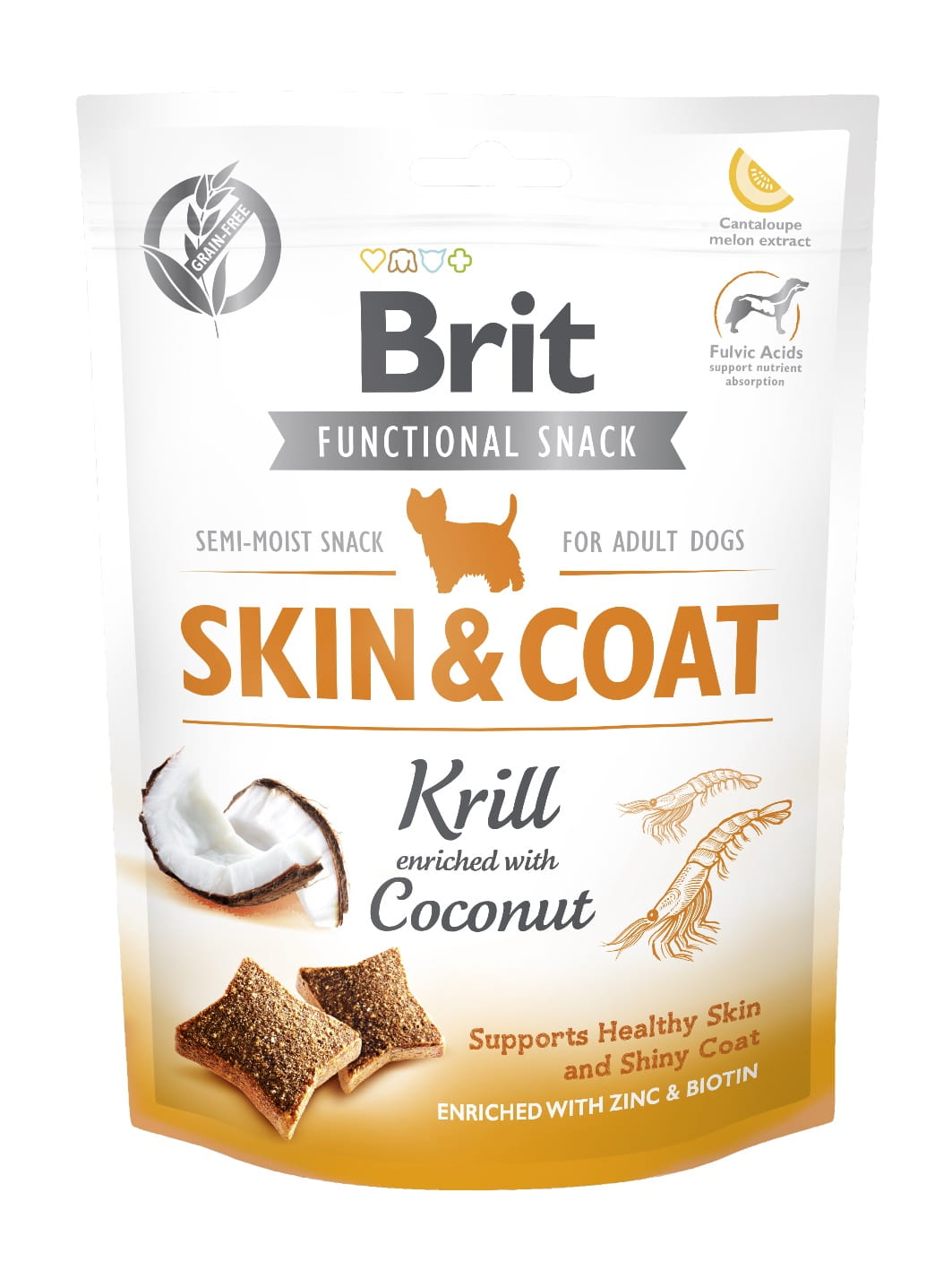 Brit Let's Bite Przysmak Funkcyjny dla psów skóra i sierść 150g