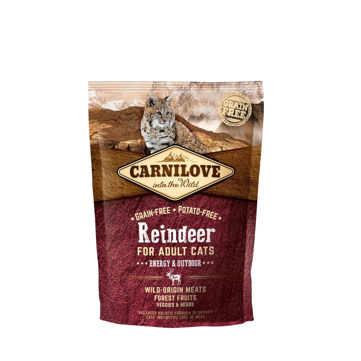 Carnilove (renifer) Energy & Outdoor 0,4kg - sucha karma dla kotów