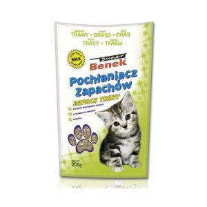 Super Benek Pochłaniacz zapachów dla kota - trawa 200g