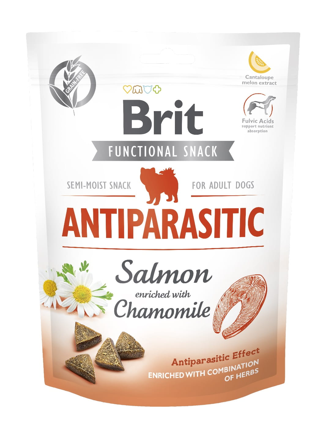 Brit Let's Bite Przysmak Funkcyjny dla psów Przeciwpasożytniczy 150g