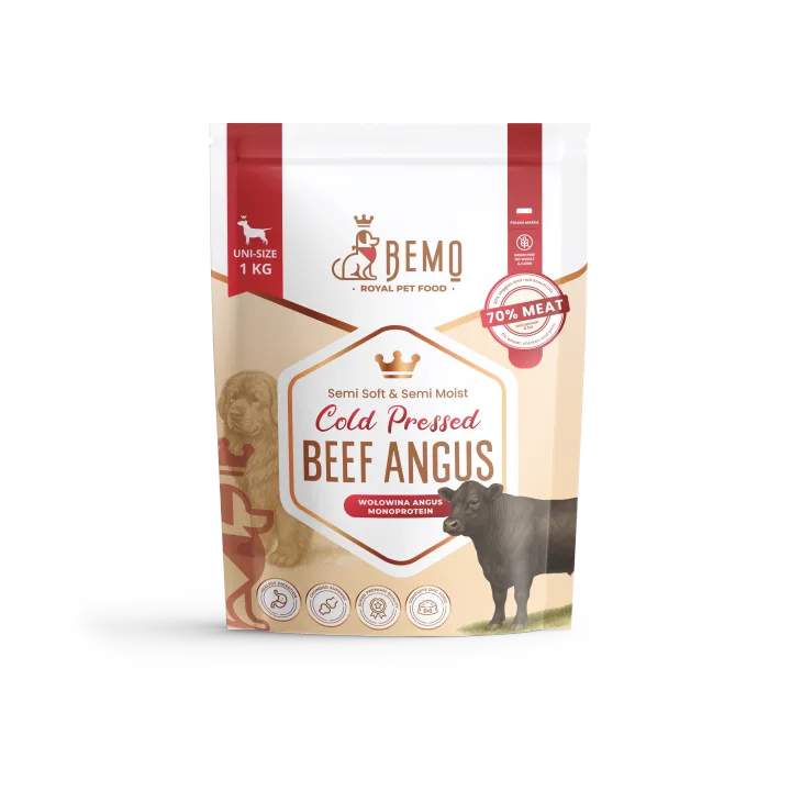 Bemo Cold Beef Angus 1kg/3kg - półwilgotna karma dla psów