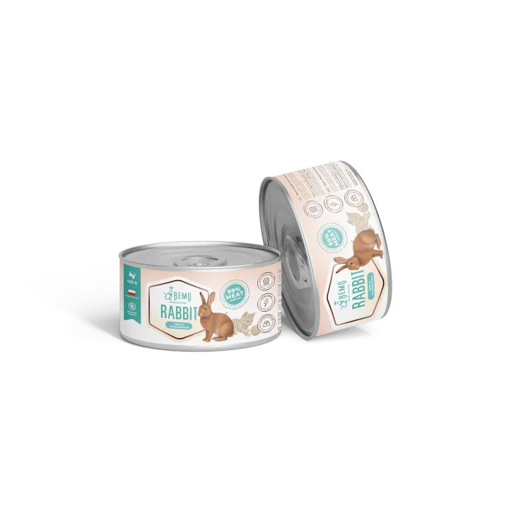 Bemo Mono Królik 185g - mokra karma dla kotów