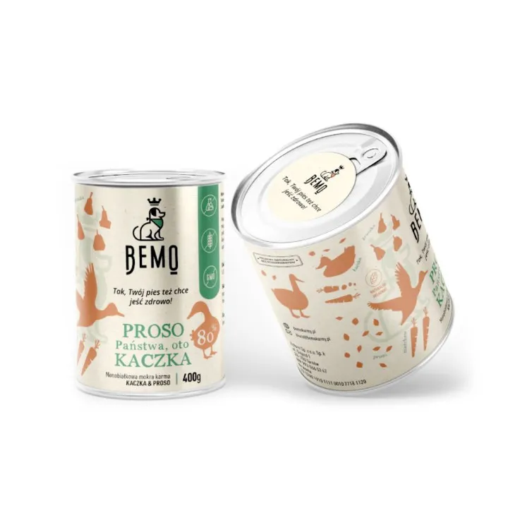 Bemo Proso Państwa, oto KACZKA! 400g - mokra karma dla psów