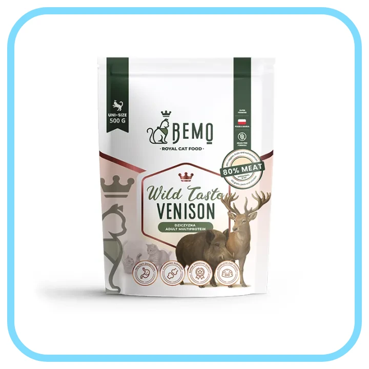 Bemo Dziczyzna Wild Taste 500g - sucha karma dla kotów