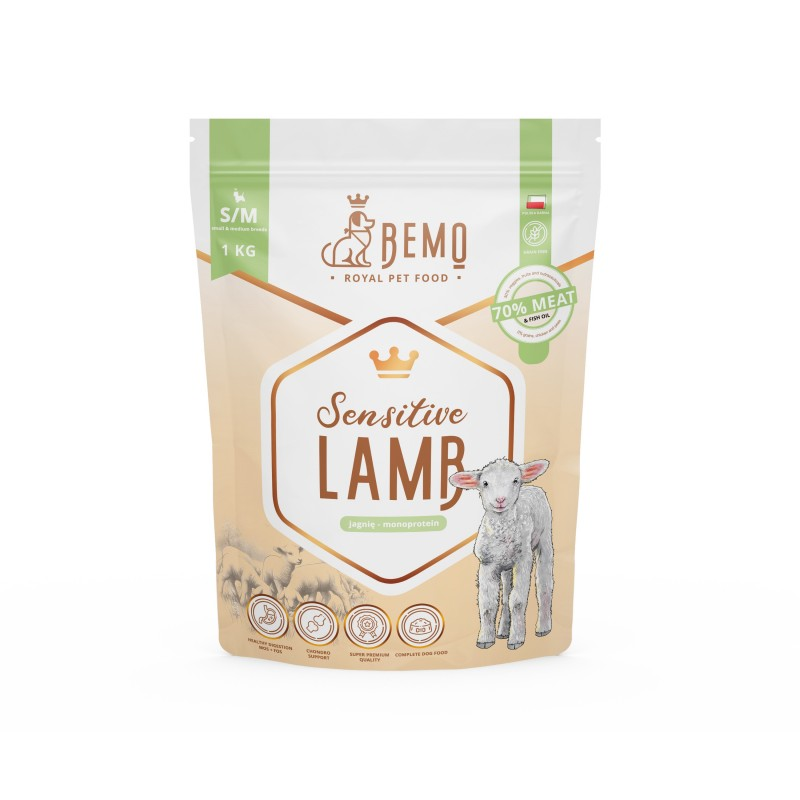 Bemo Jagniecina Sensitive S/M | M/L (1kg/3kg)