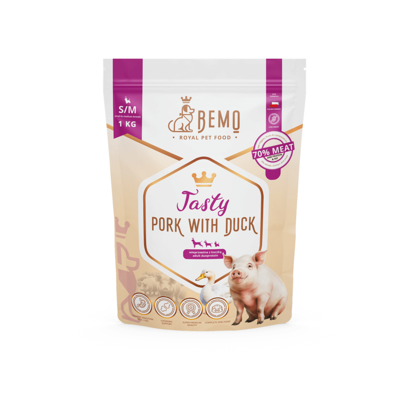 Bemo Wieprzowina z kaczką Tasty S/M | M/L (1kg)