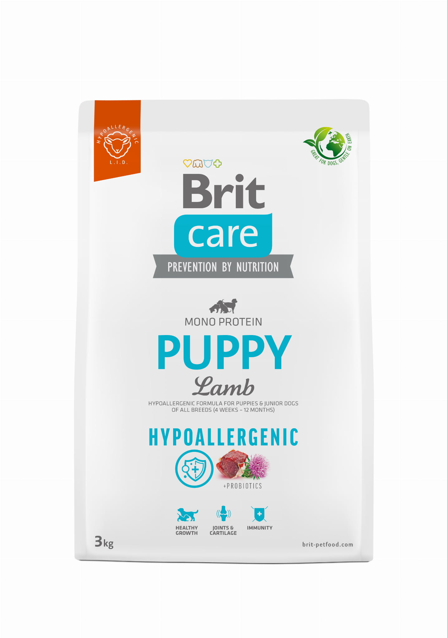 Brit Care Hypoallergic Puppy jagnięcina 1kg/3kg - sucha karma dla szczeniąt