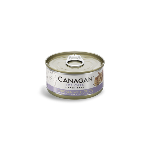 Canagan Kurczak z kaczką 75g - mokra karma dla kotów