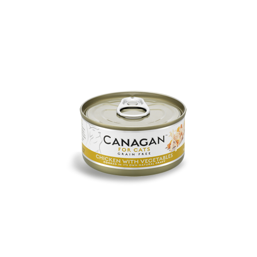 Canagan Kurczak z warzywami 75g - mokra karma dla kotów
