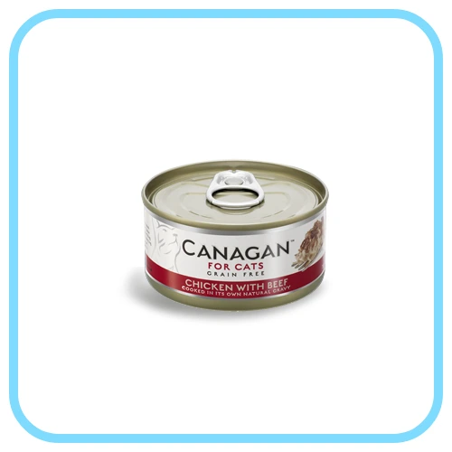 Canagan Kurczak z wołowiną 75g - mokra karma dla kotów
