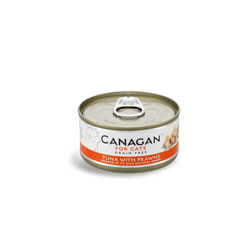 Canagan Tuńczyk z krewetkami 75g - mokra karma dla kotów