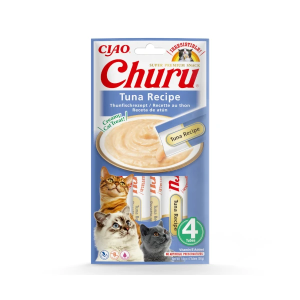 Inaba Churu Purées Cat tuńczyk 4x14g