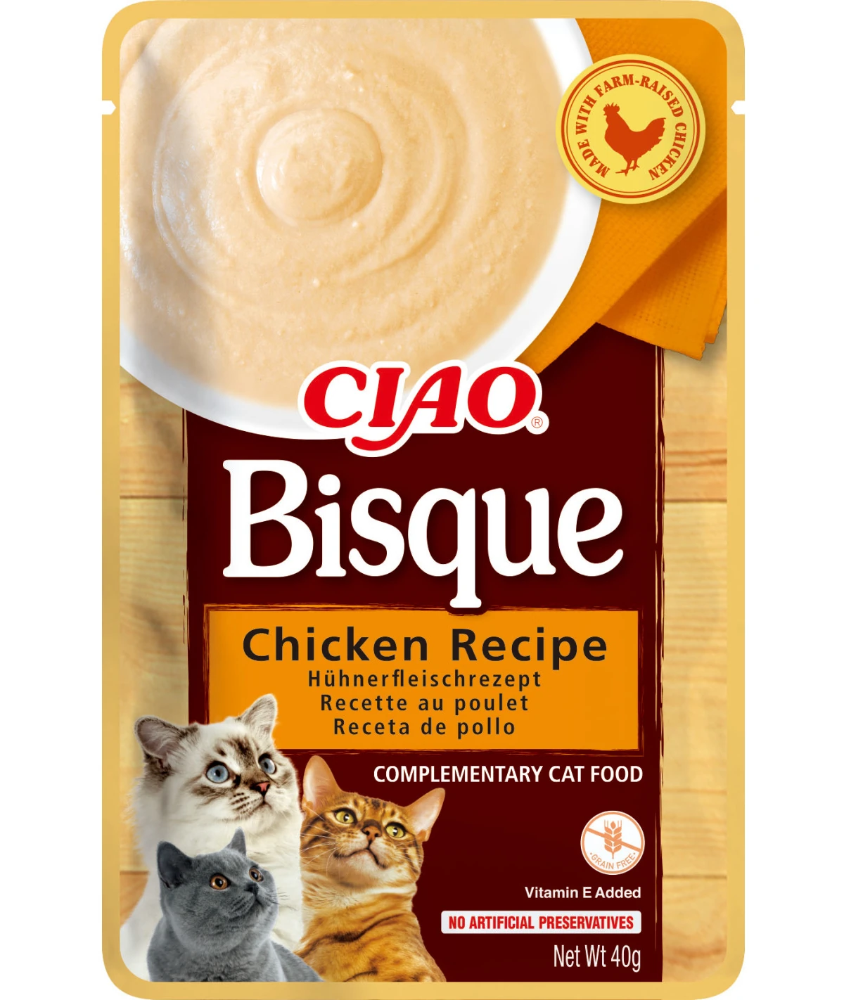Inaba Ciao Cat Bisque kurczak 40g