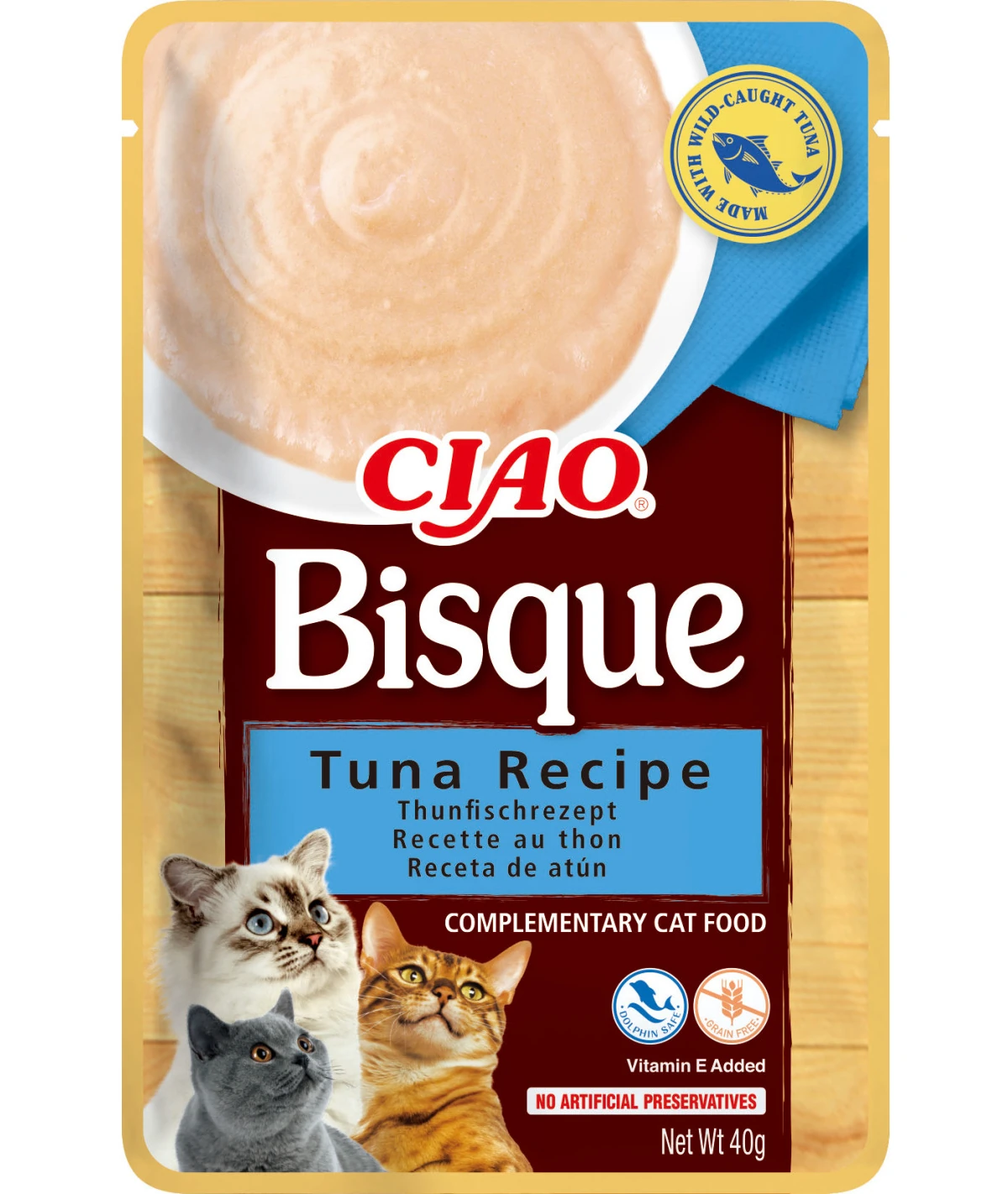 Inaba Ciao Cat Bisque tuńczyk 40g