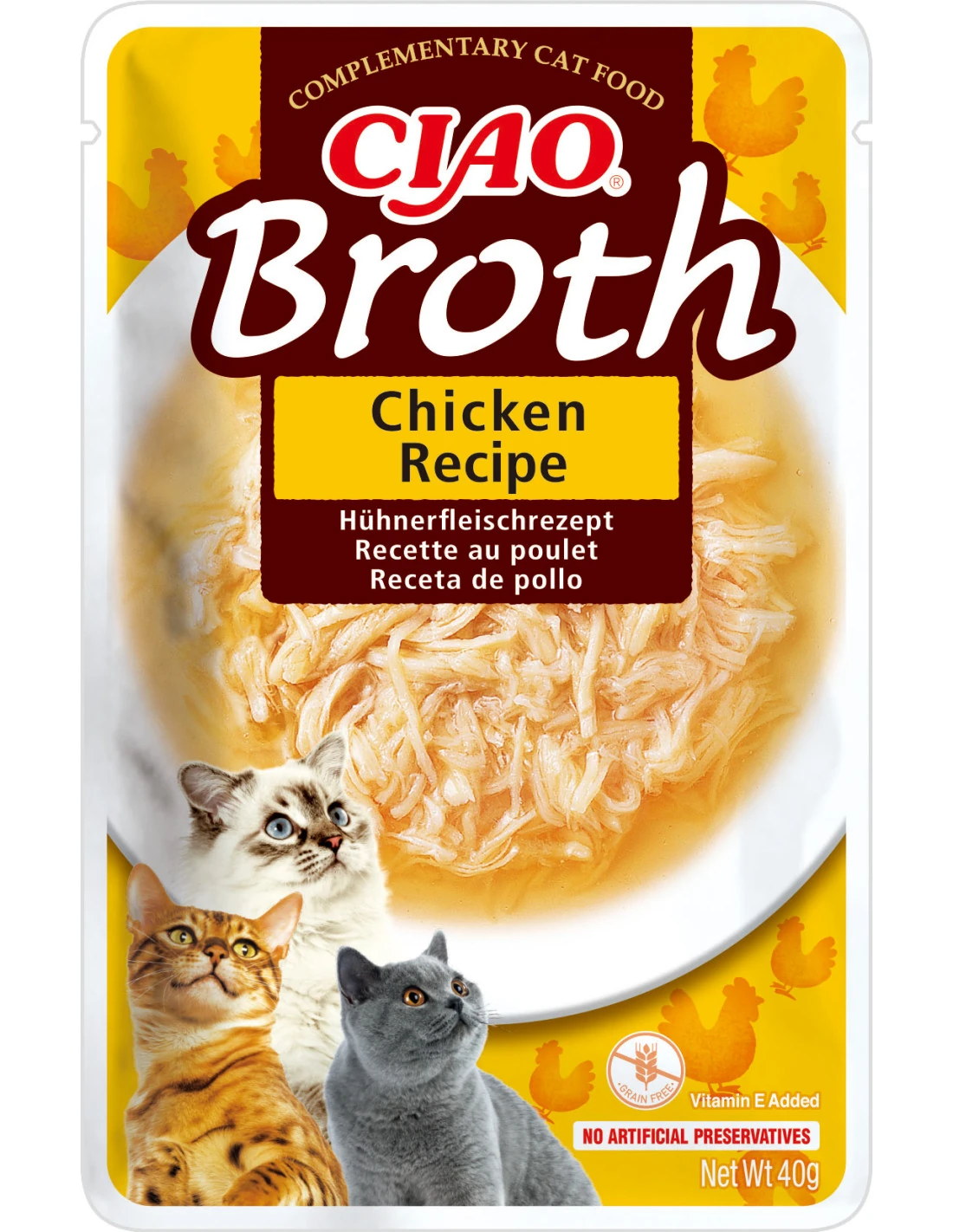 Inaba Ciao Cat Broth kurczak 40g