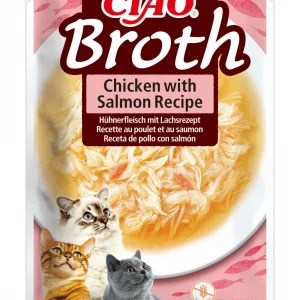 Inaba Ciao Cat Broth kurczak łosoś 40g