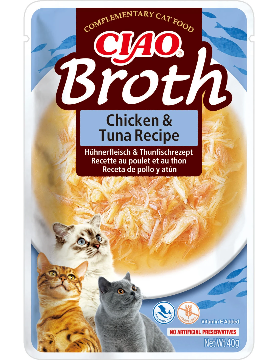 Inaba Ciao Cat Broth kurczak tuńczyk 40g
